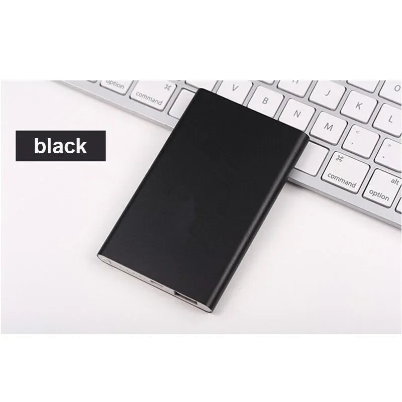 Power Bank 10000mAh Portable Charger Power Bank Ultra-thin Fast Charger External Backup Battery for IPhone Xiaomi Mobile Phone