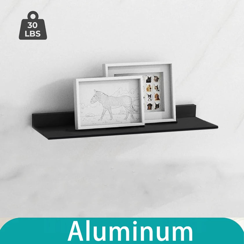 Floating Bathroom Shelves Room Decor No Drilling Storage Wall Rack Home Organizer Ledge Hardwares Cabinet Kitchen Home Decor