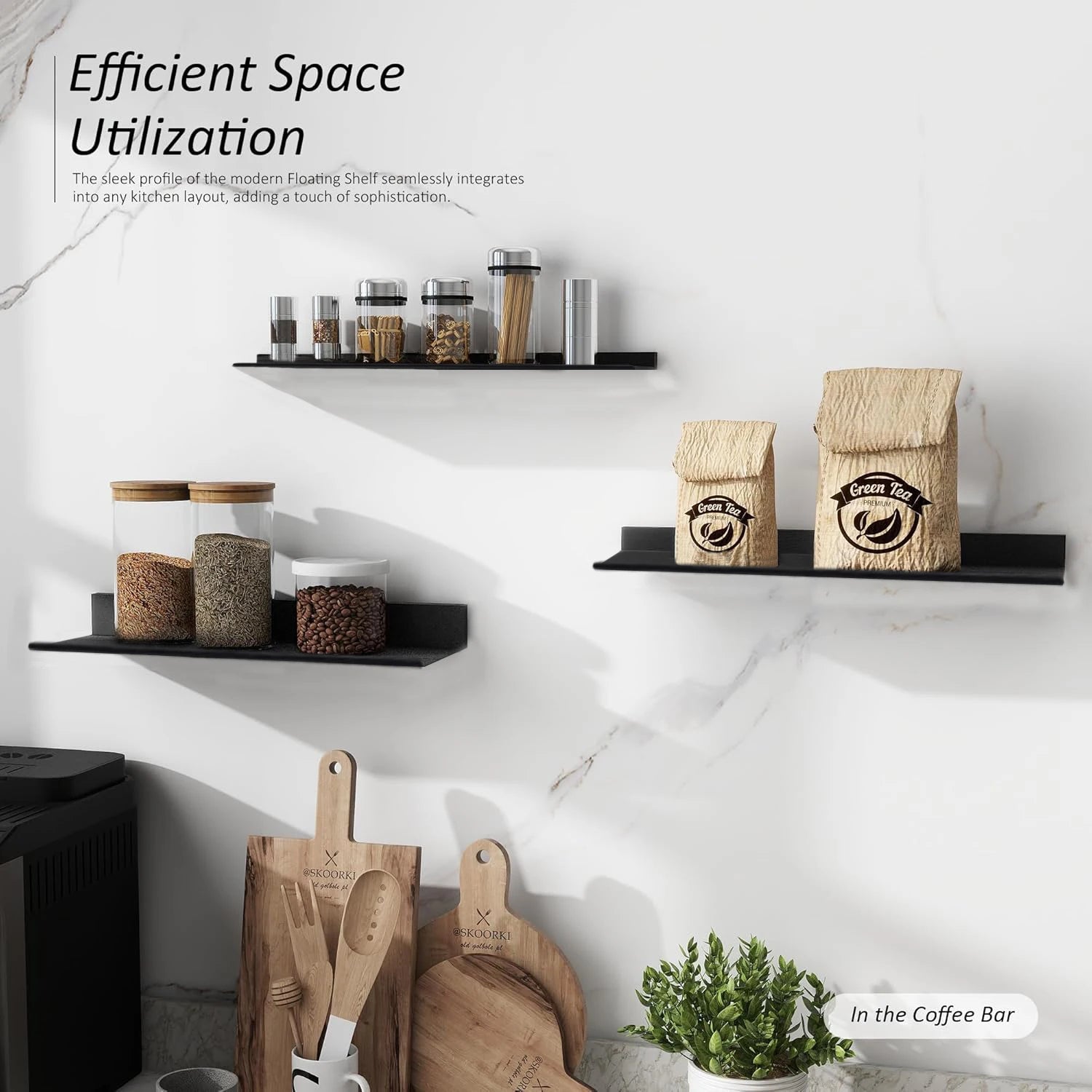 Floating Bathroom Shelves Room Decor No Drilling Storage Wall Rack Home Organizer Ledge Hardwares Cabinet Kitchen Home Decor