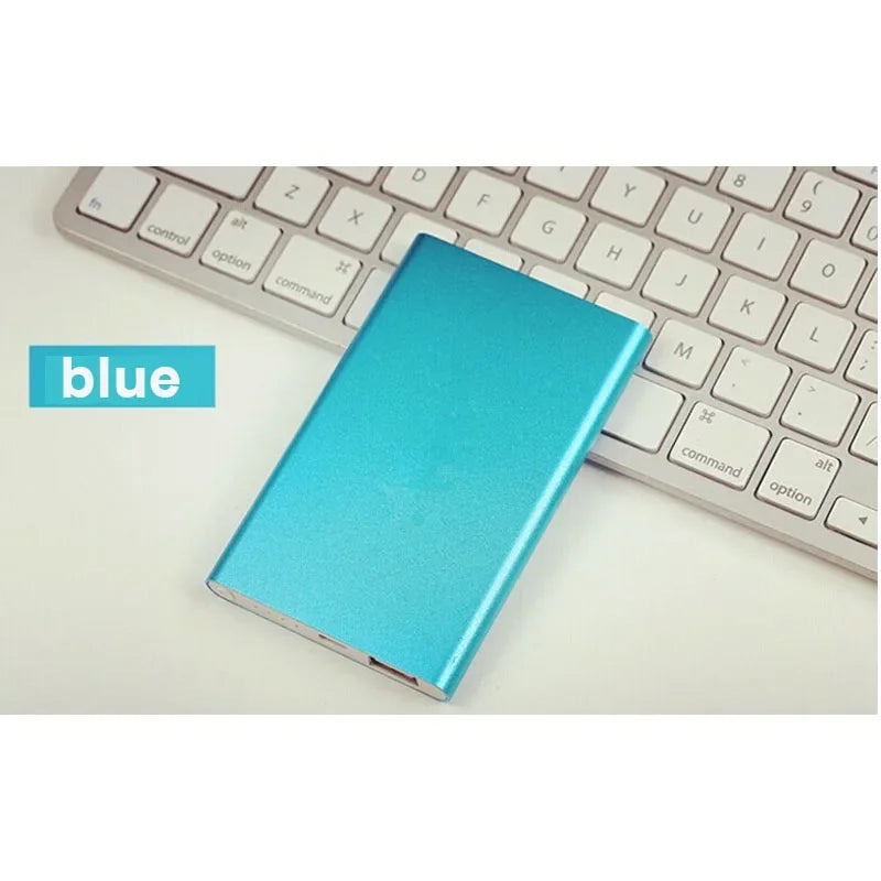 Power Bank 10000mAh Portable Charger Power Bank Ultra-thin Fast Charger External Backup Battery for IPhone Xiaomi Mobile Phone