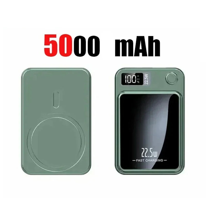 10000mAh Wireless Magnetic Power Bank Super Fast Charging Portable External Battery PowerBank Adapter For iPhone Huawei Xiaomi