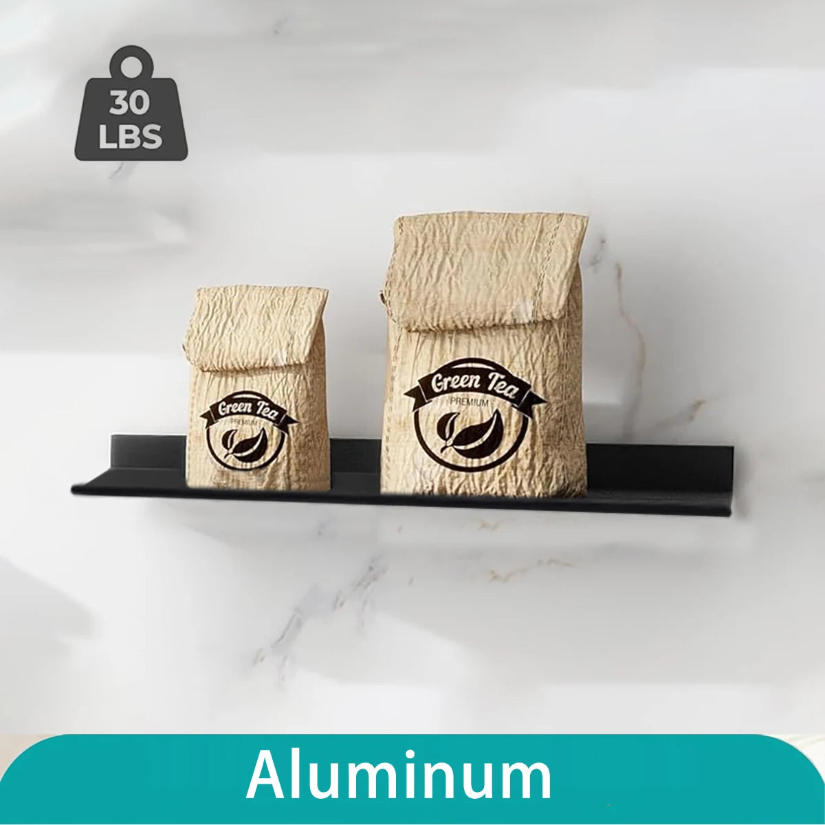 Floating Bathroom Shelves Room Decor No Drilling Storage Wall Rack Home Organizer Ledge Hardwares Cabinet Kitchen Home Decor