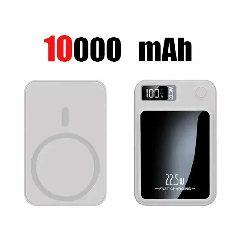 10000mAh Wireless Magnetic Power Bank Super Fast Charging Portable External Battery PowerBank Adapter For iPhone Huawei Xiaomi