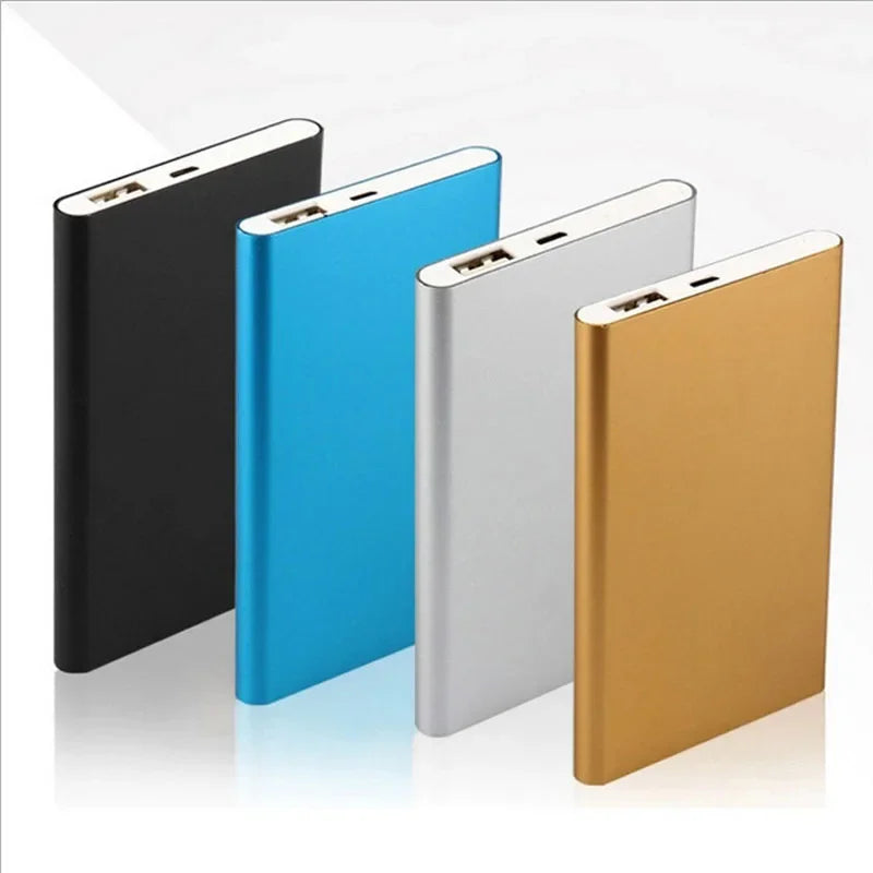 Power Bank 10000mAh Portable Charger Power Bank Ultra-thin Fast Charger External Backup Battery for IPhone Xiaomi Mobile Phone