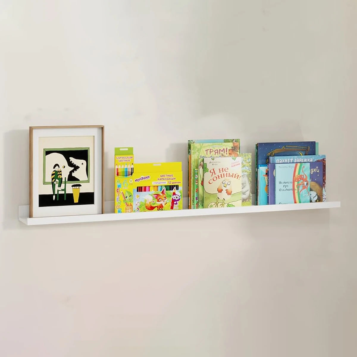 Floating Bathroom Shelves Room Decor No Drilling Storage Wall Rack Home Organizer Ledge Hardwares Cabinet Kitchen Home Decor