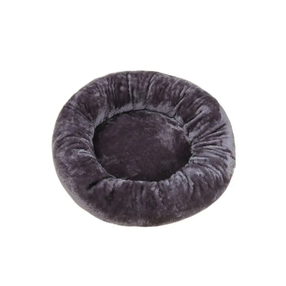 Puppy Donut Bed Comfortable Round Dog Kennel Soft Warm Cat Cushion Bed Round Cloth/Plush Plush Dog Sofa Baskets Spring