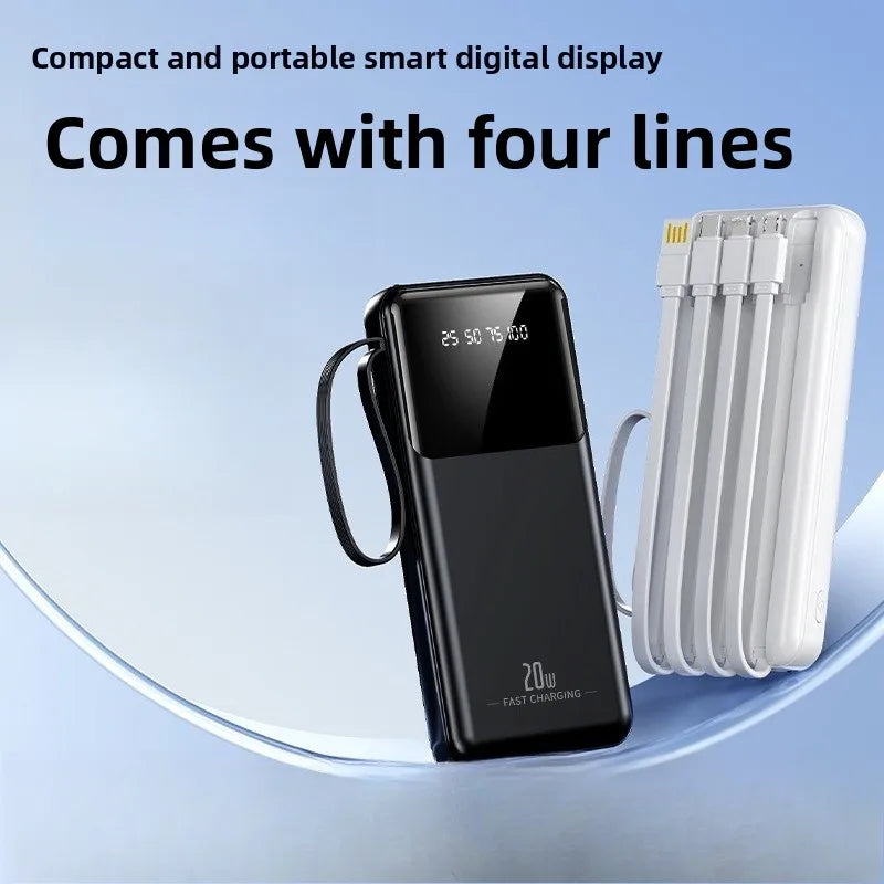 10000mAh 20000mAh Power Bank For iPhone Android phone Quick Charge Powerbank Portable External Battery Charger