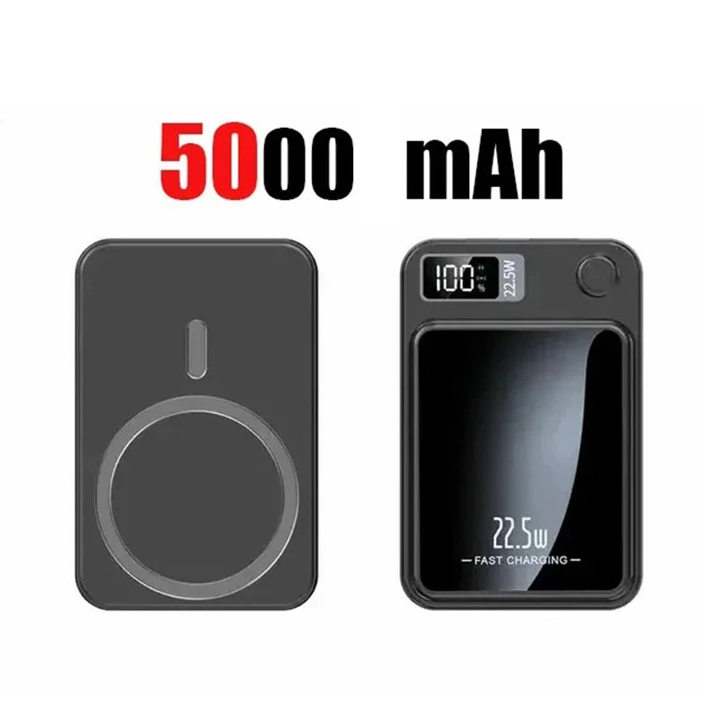 10000mAh Wireless Magnetic Power Bank Super Fast Charging Portable External Battery PowerBank Adapter For iPhone Huawei Xiaomi