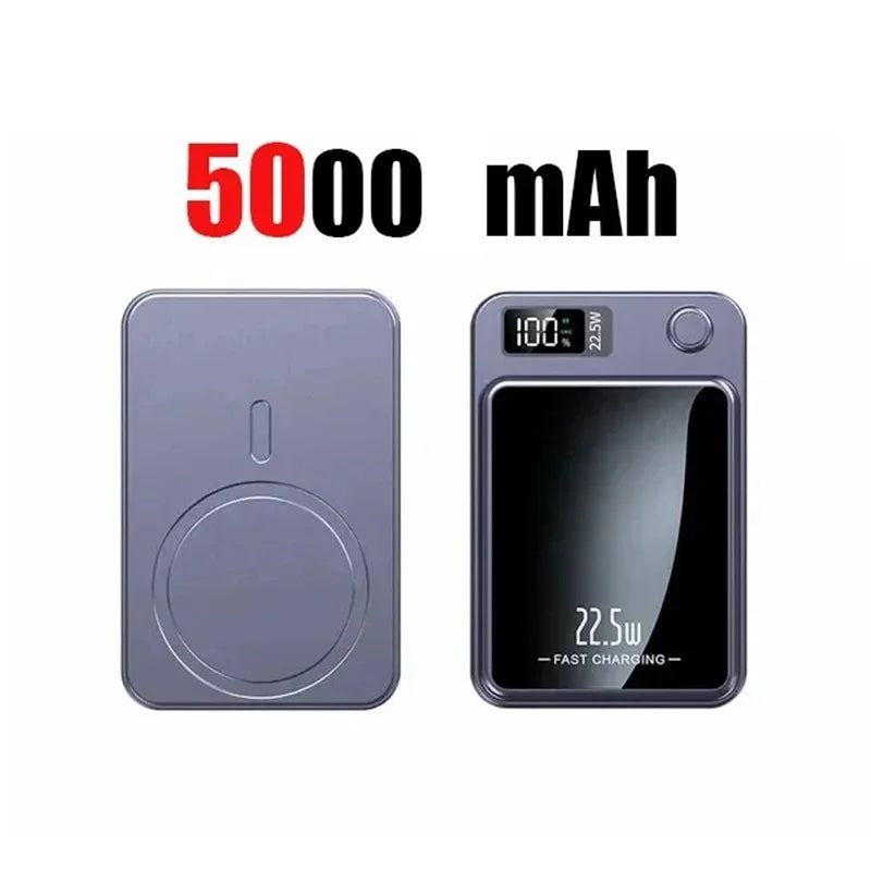 10000mAh Wireless Magnetic Power Bank Super Fast Charging Portable External Battery PowerBank Adapter For iPhone Huawei Xiaomi